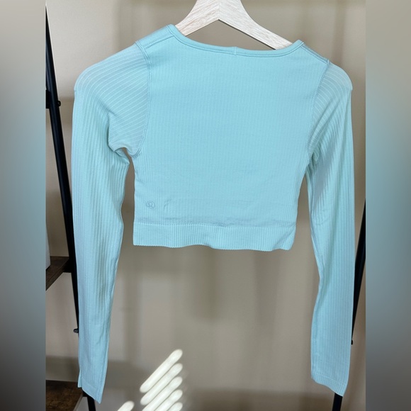Lululemon Ebb to Street Cropped Long Sleeve - Picture 2 of 3